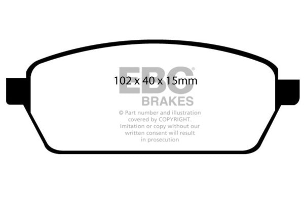 EBC Ultimax Front Brake Pads - DP1106