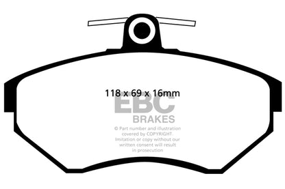 EBC Ultimax Front Brake Pads - DP1112
