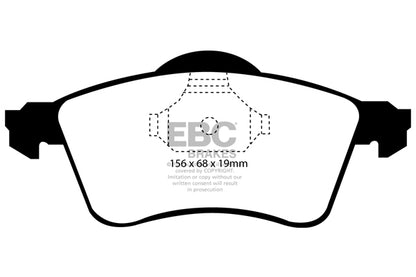 EBC Greenstuff Front Brake Pads - DP61115