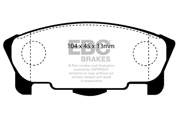 EBC Ultimax Front Brake Pads - DP1120