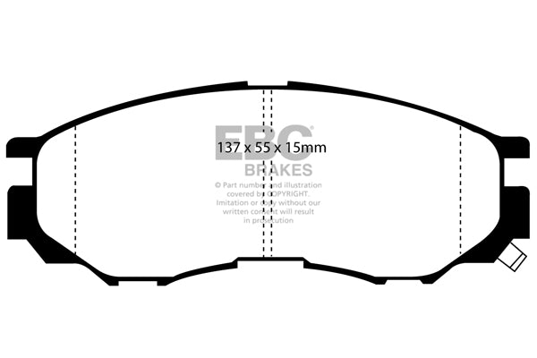 EBC Ultimax Front Brake Pads - DP1124