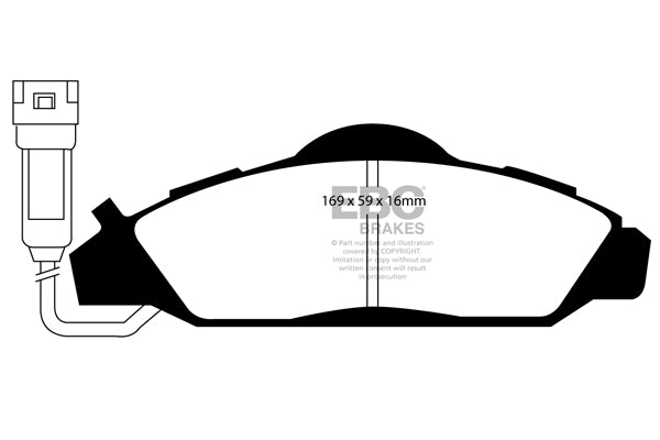 EBC Ultimax Front Brake Pads - DP1126