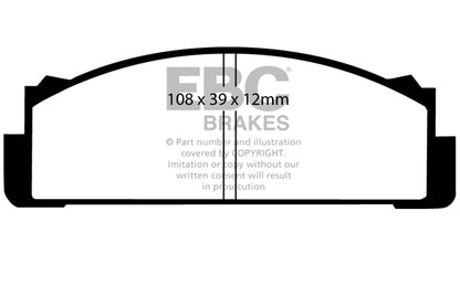 EBC Greenstuff Front Brake Pads - DP2112
