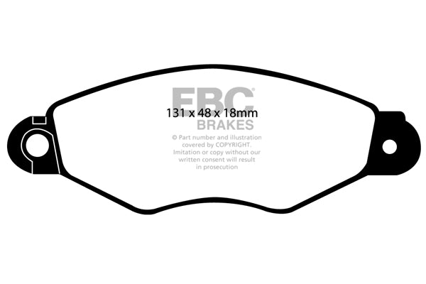 EBC Ultimax Front Brake Pads - DP1136