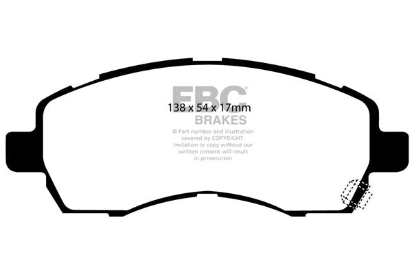 EBC Greenstuff Front Brake Pads - DP21138