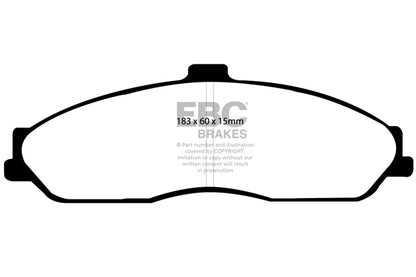 EBC Yellowstuff Front Brake Pads - DP41162R