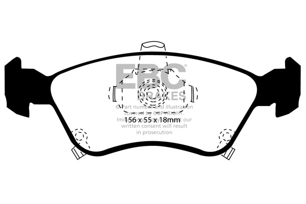 EBC Ultimax Front Brake Pads - DP1171