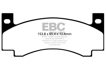EBC Yellowstuff Front Brake Pads - DP41176R