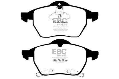 EBC Yellowstuff Front Brake Pads - DP41187R