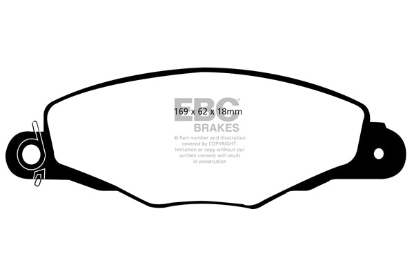 EBC Ultimax Front Brake Pads - DP1188/2