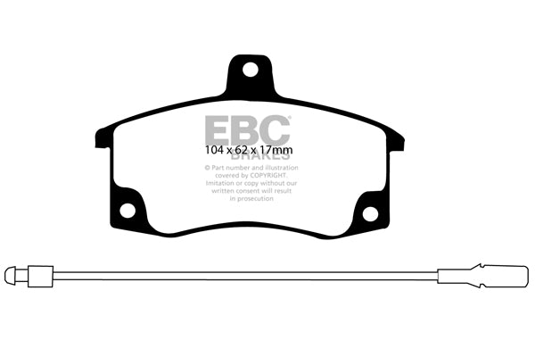 EBC Greenstuff Front Brake Pads - DP21192