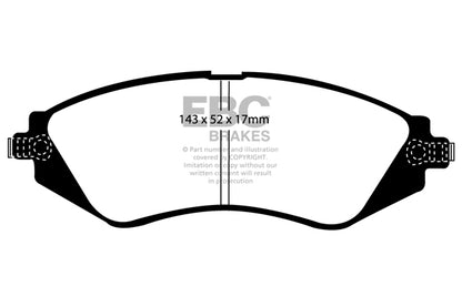 EBC Ultimax Front Brake Pads - DP1196