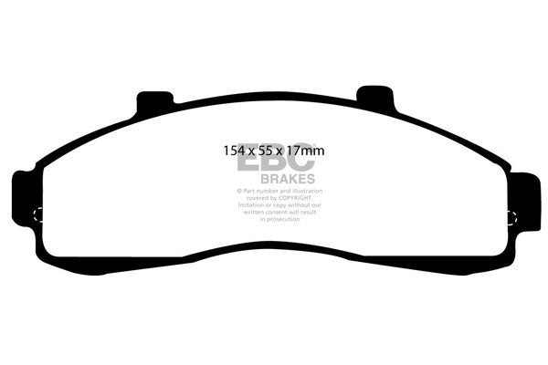 EBC Greenstuff Front Brake Pads - DP61199