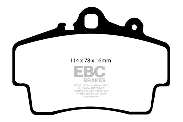 EBC Redstuff Front Brake Pads - DP31207C
