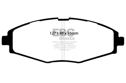 EBC Ultimax Front Brake Pads - DP1212