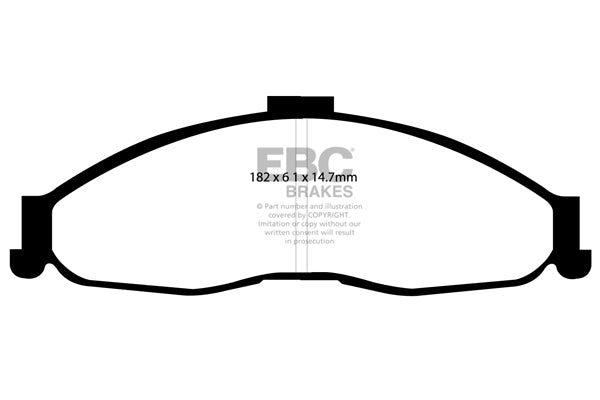 EBC Greenstuff Front Brake Pads - DP21239