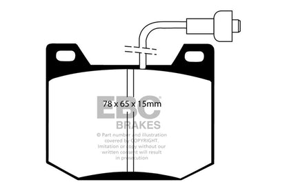 EBC Ultimax Front Brake Pads - DP123/3