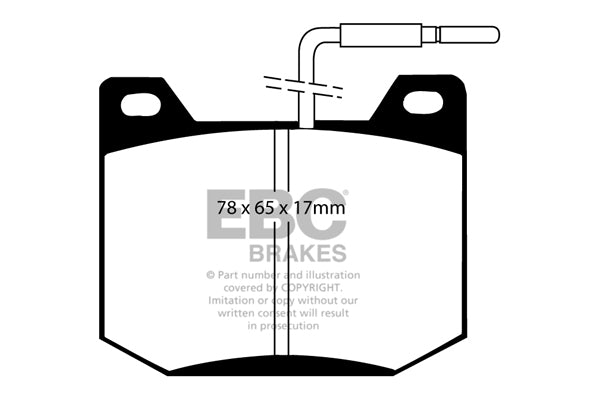EBC Ultimax Front Brake Pads - DP123