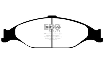 EBC Greenstuff Front Brake Pads - DP21242