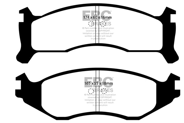 EBC Greenstuff Front Brake Pads - DP61249