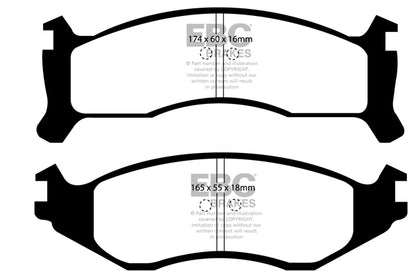 EBC Greenstuff Front Brake Pads - DP61249