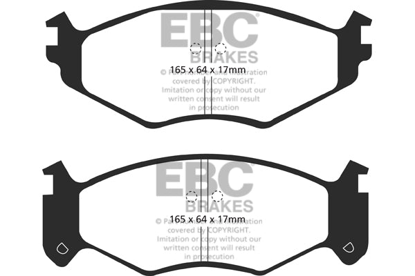 EBC Greenstuff Front Brake Pads - DP61250