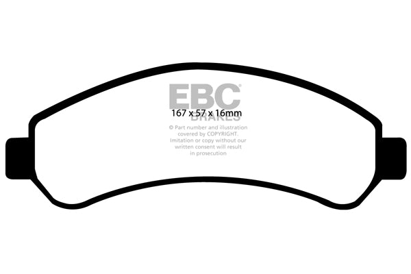 EBC Greenstuff Front Brake Pads - DP61256