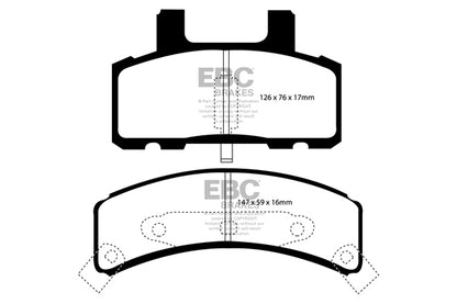 EBC Greenstuff Front Brake Pads - DP61273