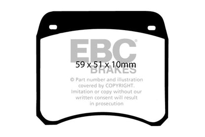 EBC Greenstuff Front Brake Pads - DP2128