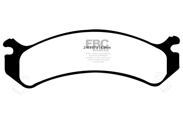 EBC Yellowstuff Front Brake Pads - DP41305R