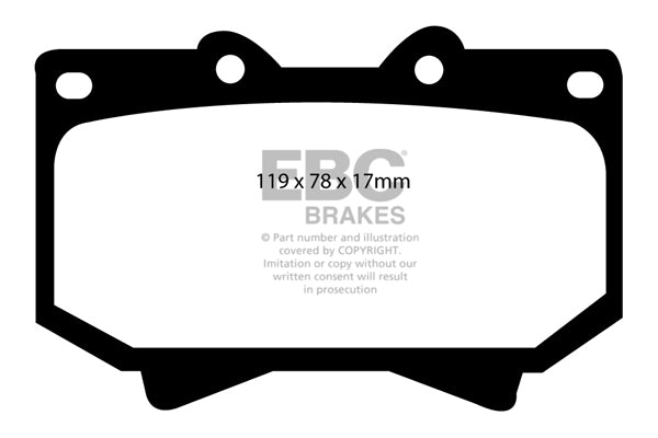EBC Greenstuff Front Brake Pads - DP61319