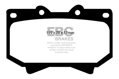 EBC Greenstuff Front Brake Pads - DP61319