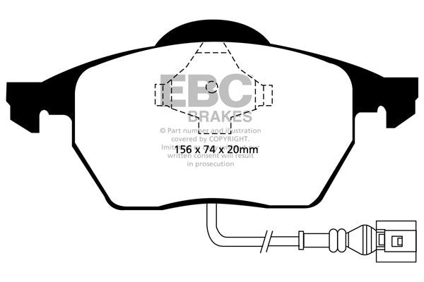 EBC Greenstuff Front Brake Pads - DP21330