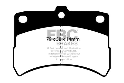 EBC Ultimax Front Brake Pads - DP1335