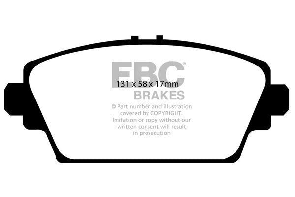 EBC Yellowstuff Front Brake Pads - DP41339R