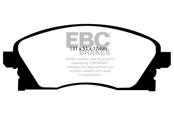 EBC Ultimax Front Brake Pads - DP1341