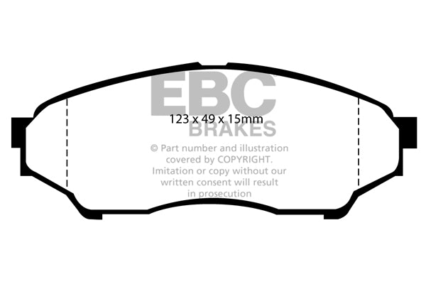 EBC Yellowstuff Front Brake Pads - DP41347R