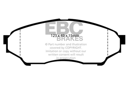 EBC Yellowstuff Front Brake Pads - DP41347R