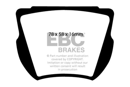 EBC Greenstuff Front Brake Pads - DP2134