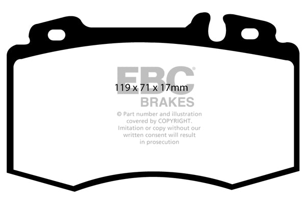 EBC Greenstuff Front Brake Pads - DP21363