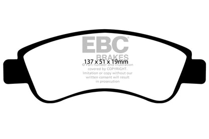 EBC Yellowstuff Front Brake Pads - DP41374R
