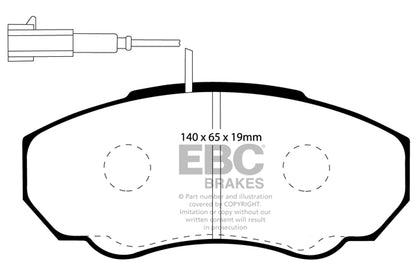 EBC Ultimax Front Brake Pads - DP1380