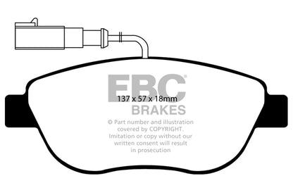EBC Ultimax Front Brake Pads - DP1383/2