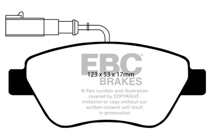 EBC Ultimax Front Brake Pads - DP1384