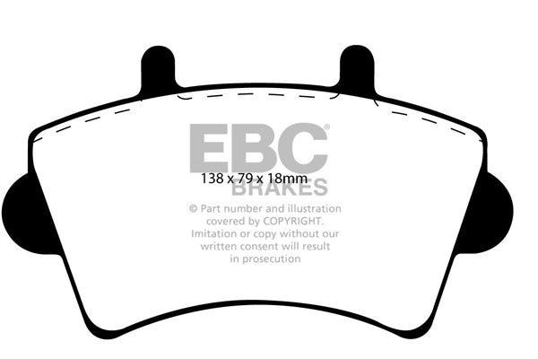 EBC Ultimax Front Brake Pads - DP1386