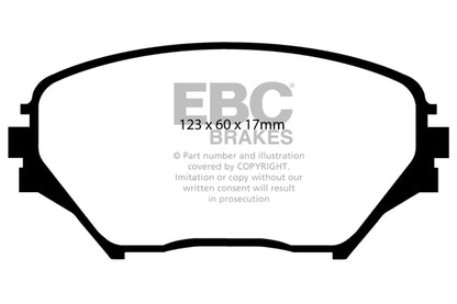 EBC Greenstuff Front Brake Pads - DP61402
