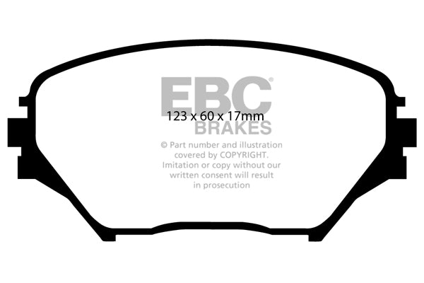 EBC Greenstuff Front Brake Pads - DP61402
