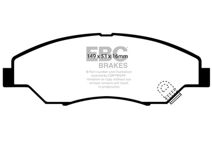 EBC Greenstuff Front Brake Pads - DP61404