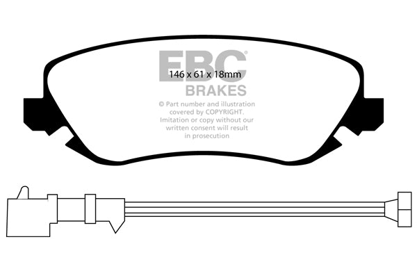 EBC Ultimax Front Brake Pads - DP1424