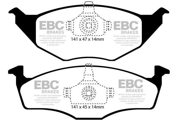 EBC Ultimax Front Brake Pads - DP1433